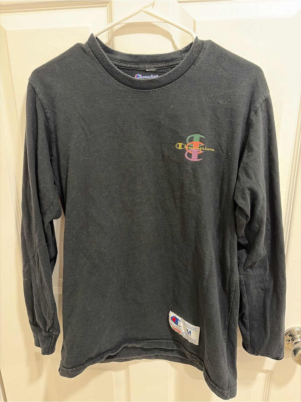 Champion x Supreme Long-Sleeve Logo Tee